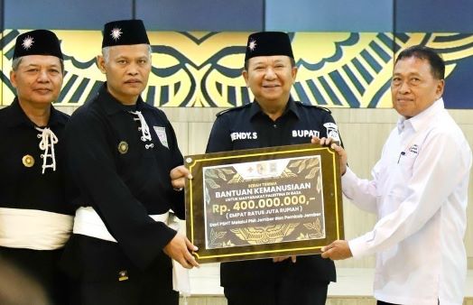 Bupati Hendy Gugah Semua Teladani PSHT Jember Berdonasi bagi Warga Palestina di Gaza